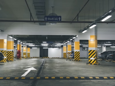 Airport parking area
